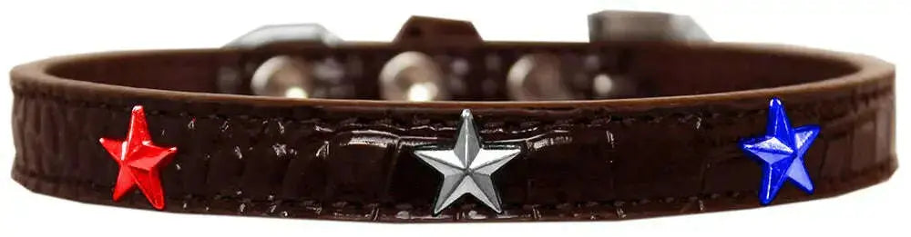 Red_-White-And-Blue-Star-Widget-Croc-Dog-Collar-Chocolate-Size-18-GreatEagleInc-318586130