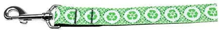 Reduce-Paw-Print-Nylon-Dog-Leash-3-8-Inch-Wide-6ft-Long-GreatEagleInc-320026966
