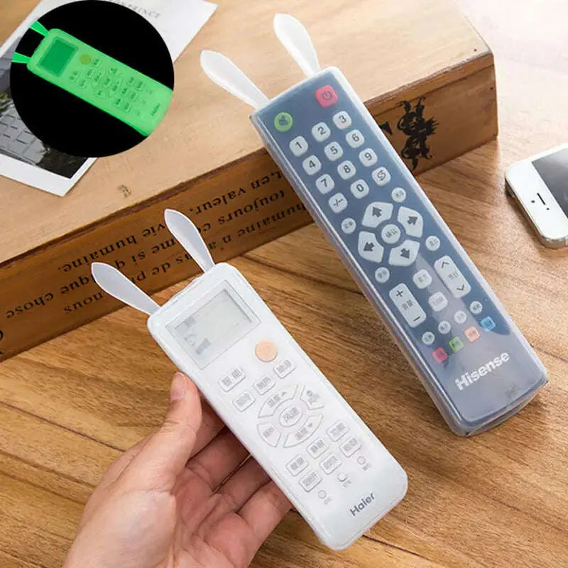 Remote-Control-Dust-Cover-Lovely-Rabbit-Air-condition-Waterproof-Silicone-Cases-Protector-Cute-Rabbit-Ear-Luminous-GreatEagleInc-334001531