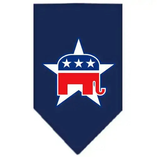 Republican-Screen-Print-Bandana-Navy-Blue-Small-GreatEagleInc-318948014