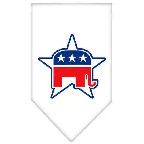 Republican-Screen-Print-Bandana-White-Large-GreatEagleInc-319085027