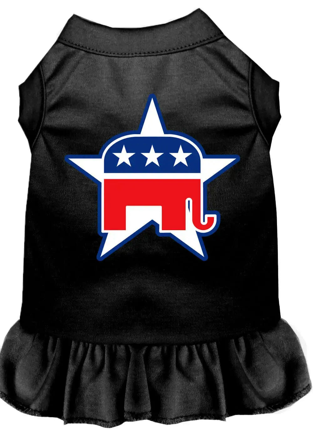 Republican-Screen-Print-Dress-Black-Xxxl-GreatEagleInc-319238713