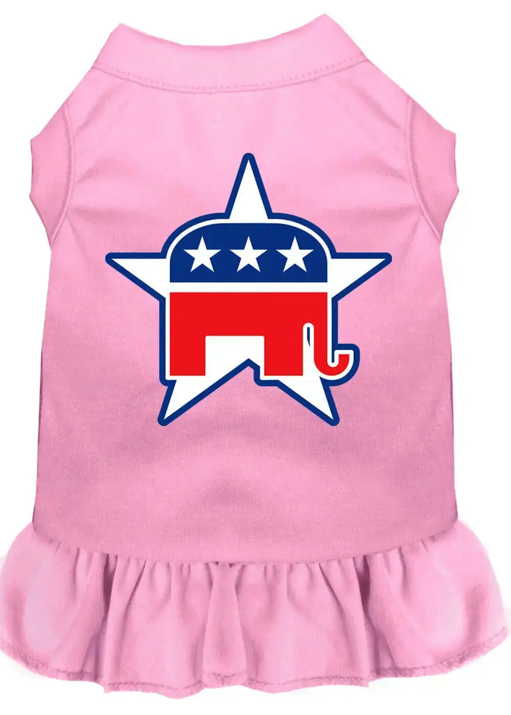 Republican-Screen-Print-Dress-Light-Pink-Med-GreatEagleInc-318746831