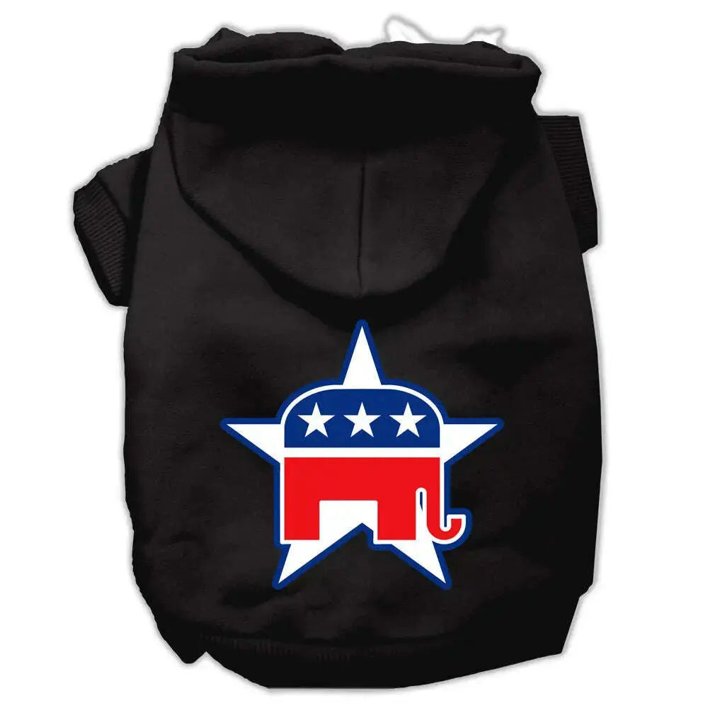 Republican-Screen-Print-Pet-Hoodies-Black-Size-Xxxl-GreatEagleInc-319643910