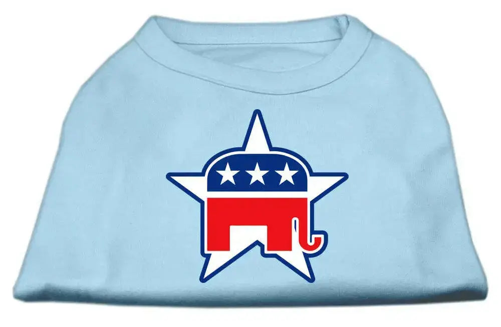 Republican-Screen-Print-Shirts-Baby-Blue-S-GreatEagleInc-318594847