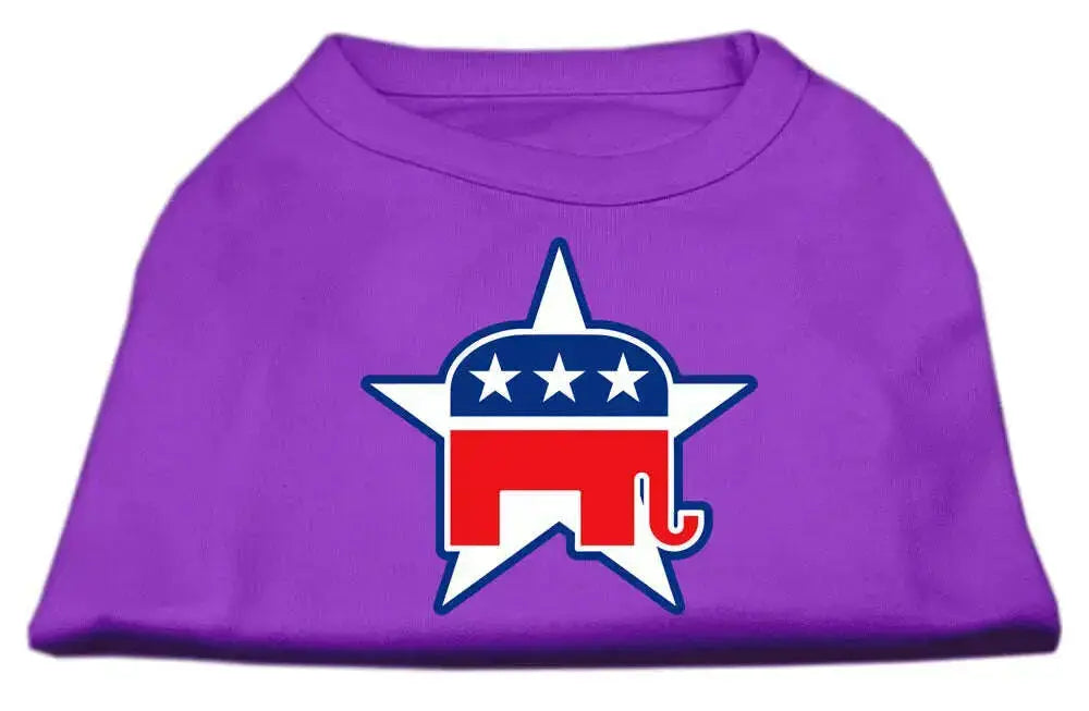 Republican-Screen-Print-Shirts-Purple-S-GreatEagleInc-319011241
