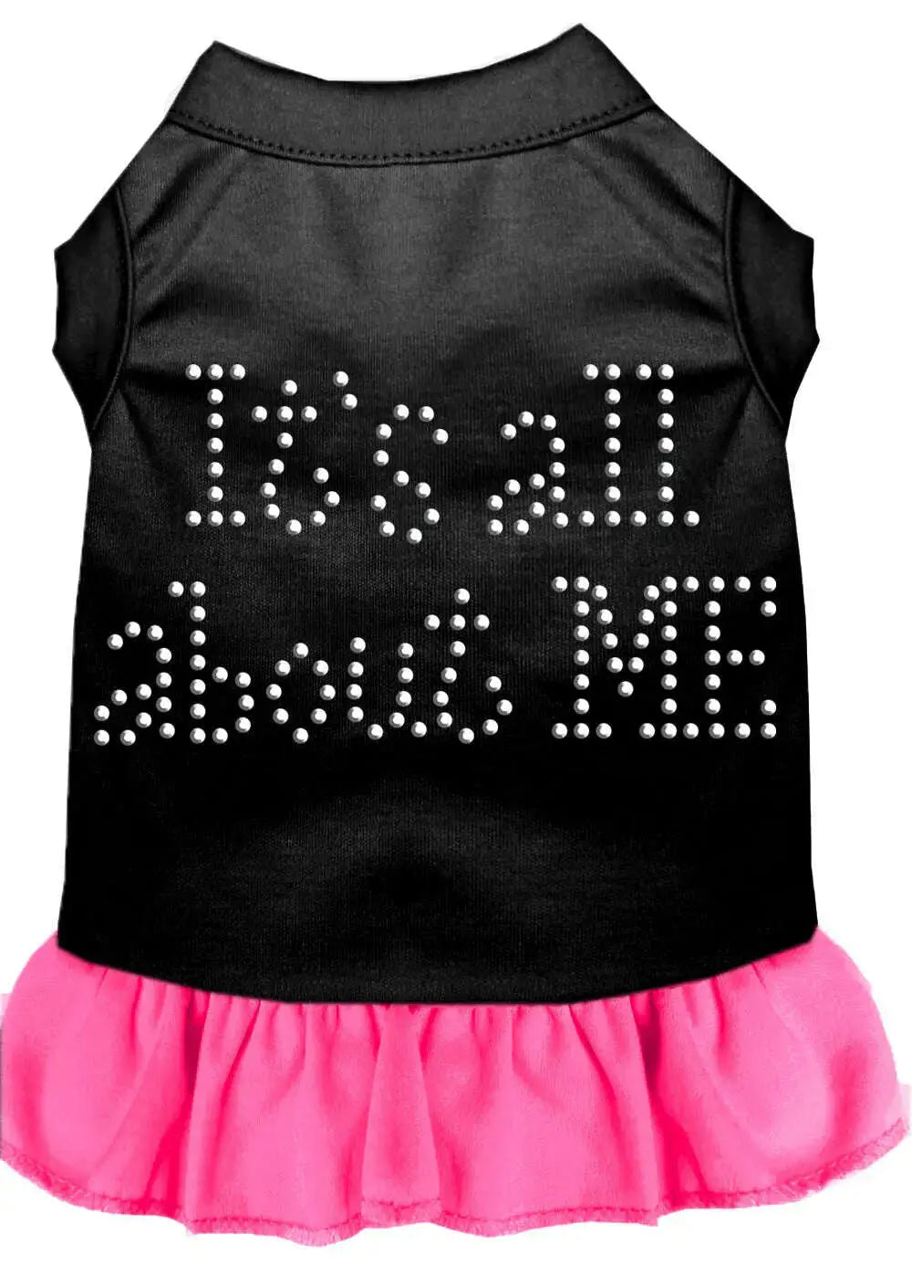 Rhinestone-All-About-Me-Dress-Black-With-Bright-Pink-Sm-GreatEagleInc-333599028
