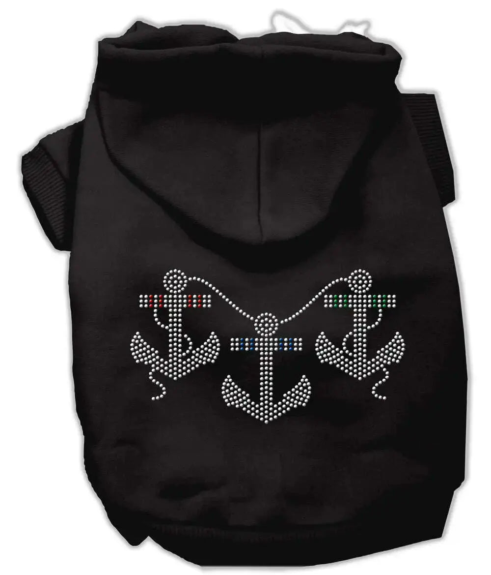 Rhinestone-Anchors-Hoodies-Black-Xs-GreatEagleInc-320133618
