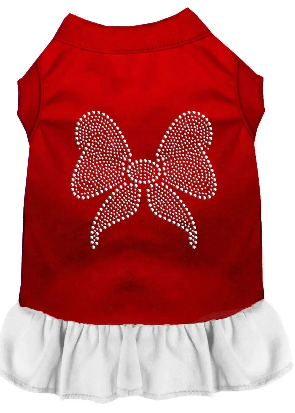 Rhinestone-Bow-Dress-Red-With-White-Xxxl-GreatEagleInc-318734273