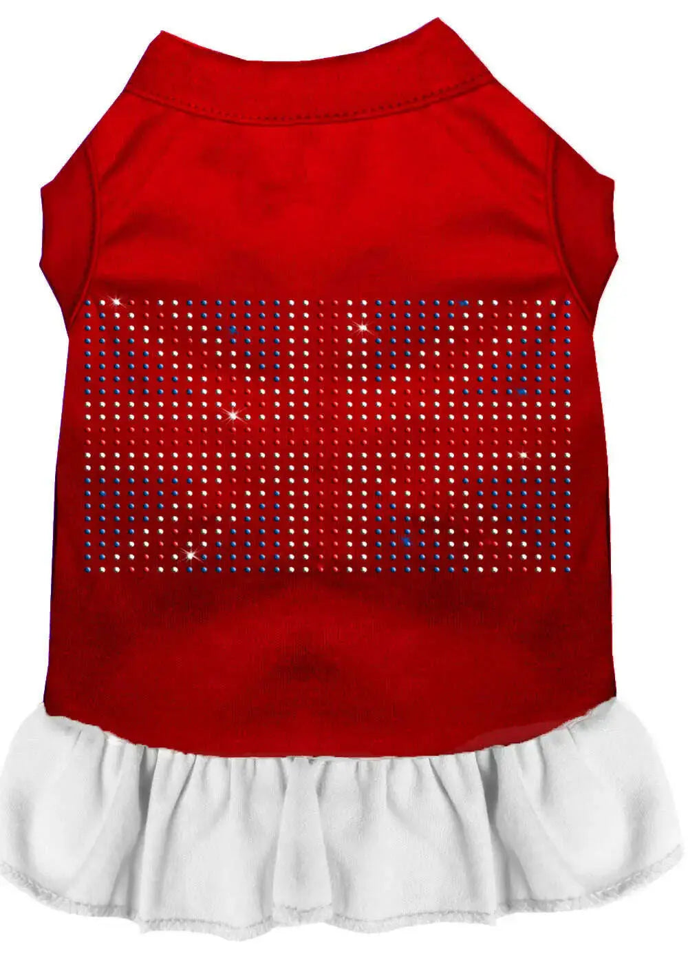 Rhinestone-British-Flag-Dress-Red-With-White-Xl-GreatEagleInc-333593551