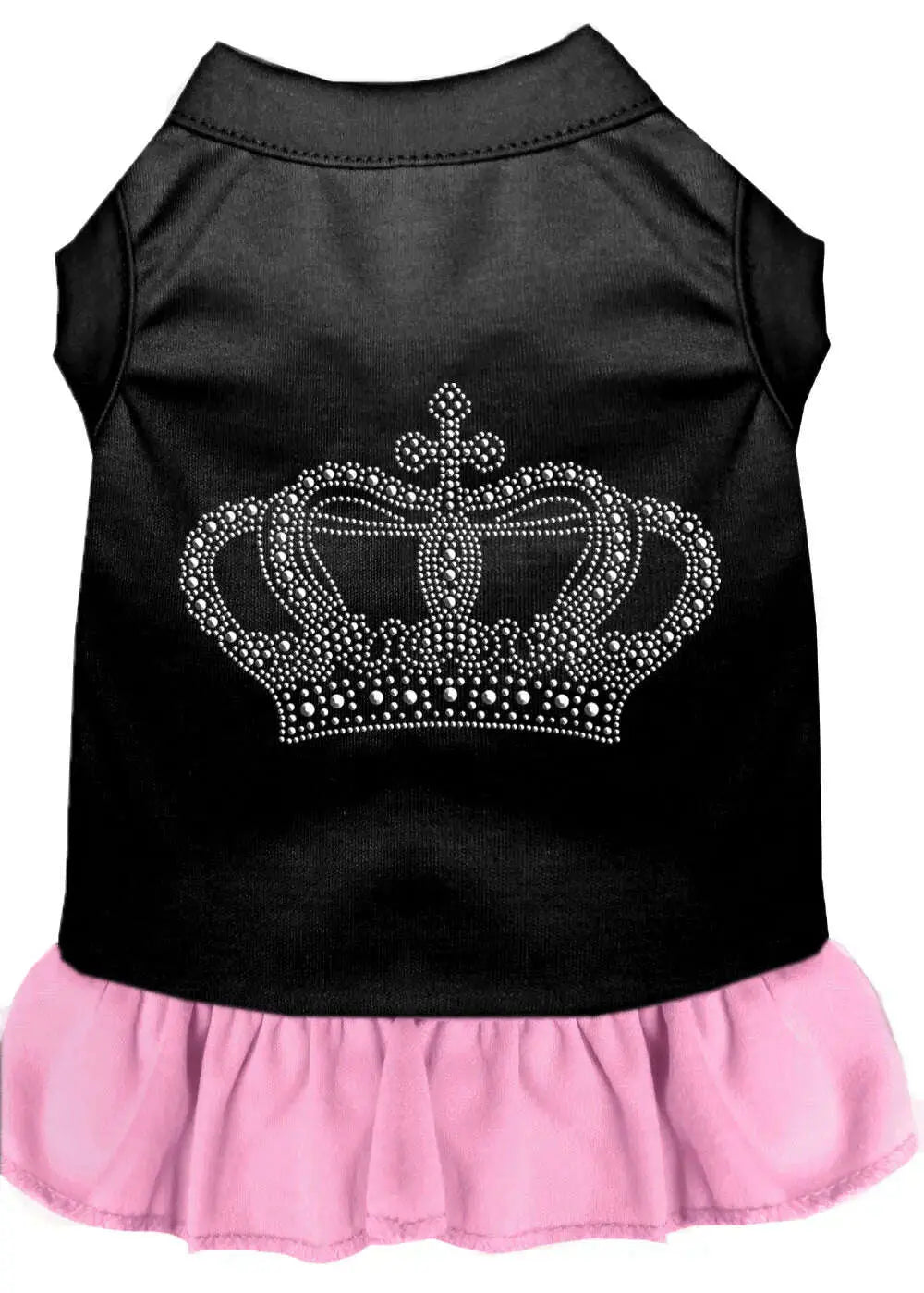 Rhinestone-Crown-Dress-Black-With-Light-Pink-Xxxl-GreatEagleInc-333586627