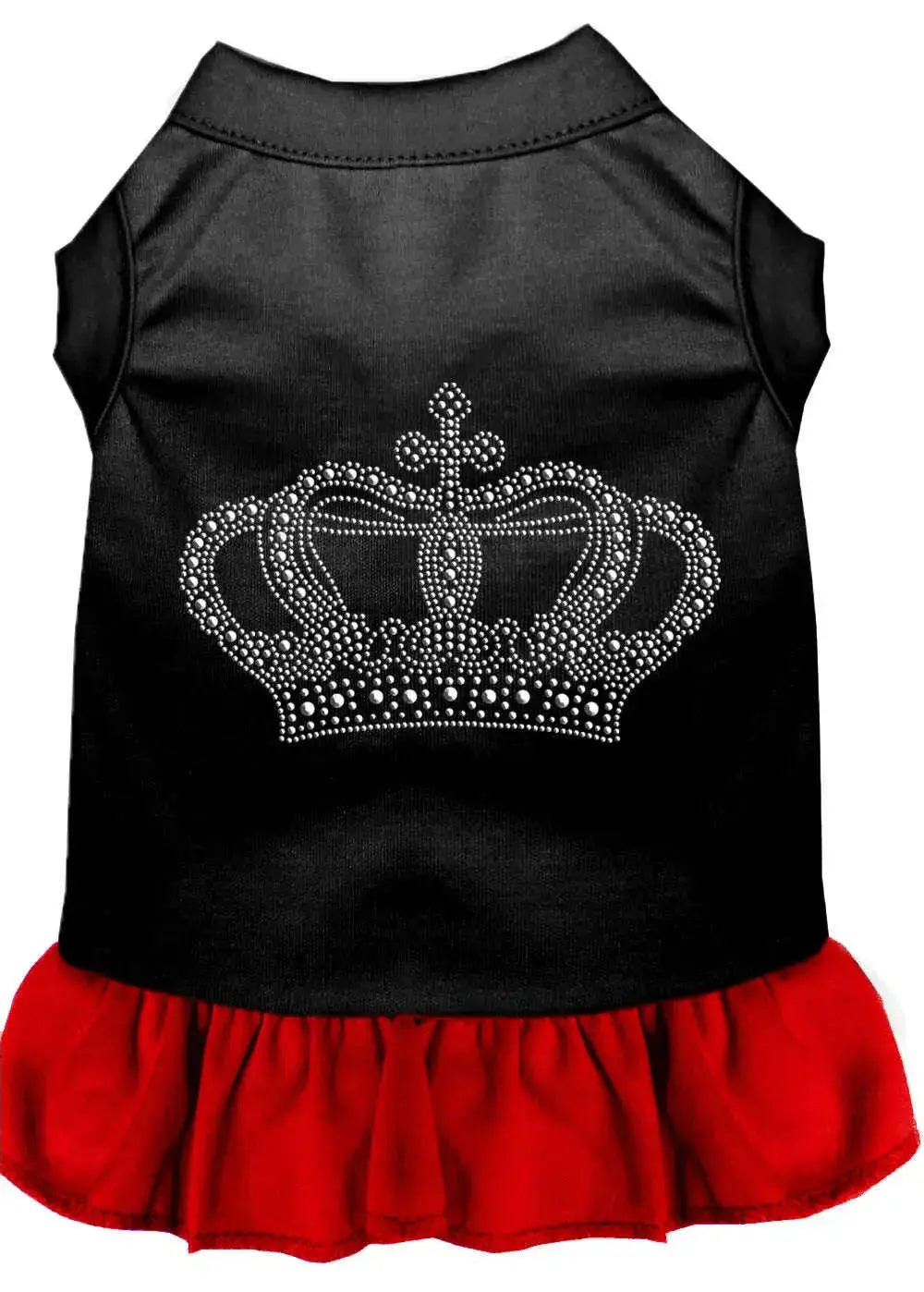 Rhinestone-Crown-Dress-Black-With-Red-Med-GreatEagleInc-318736510
