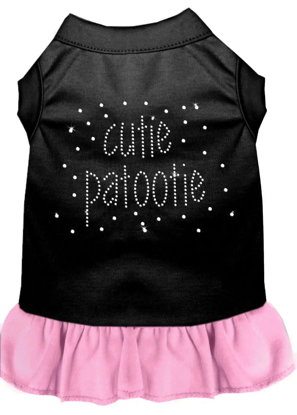 Rhinestone-Cutie-Patootie-Dress-Black-With-Light-Pink-Xxxl-GreatEagleInc-333580450