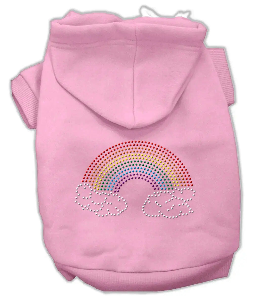 Rhinestone-Rainbow-Hoodies-Pink-L-GreatEagleInc-319582745