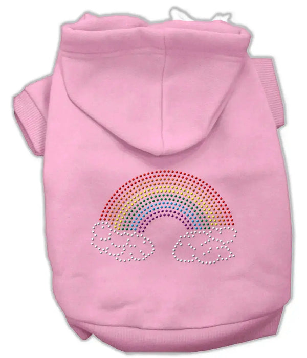 Rhinestone-Rainbow-Hoodies-Pink-M-GreatEagleInc-319582453