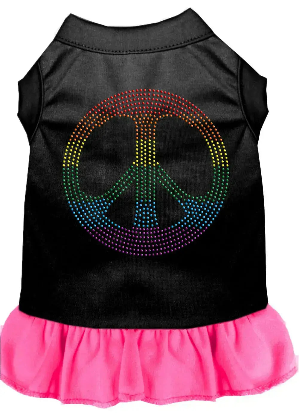 Rhinestone-Rainbow-Peace-Dress-Black-With-Bright-Pink-Lg-GreatEagleInc-318739166