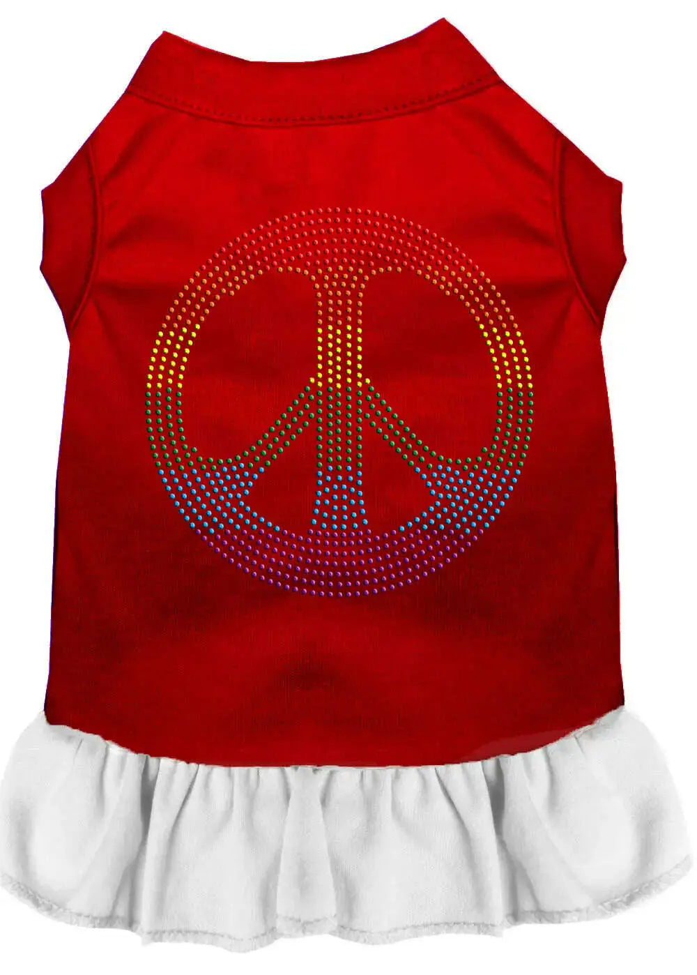 Rhinestone-Rainbow-Peace-Dress-Red-With-White-Xxl-GreatEagleInc-320236491