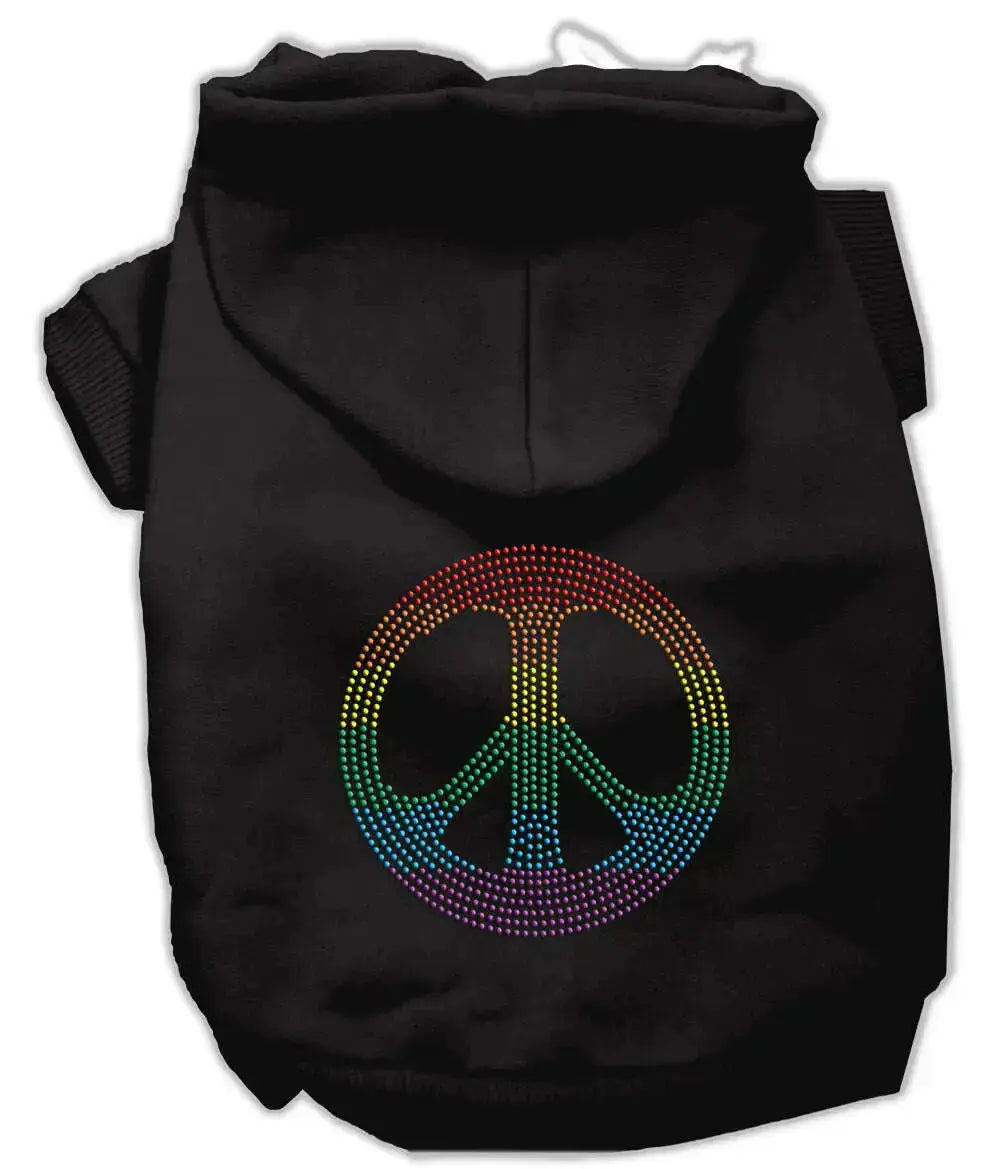 Rhinestone-Rainbow-Peace-Sign-Hoodies-Black-Xxxl-GreatEagleInc-333637714