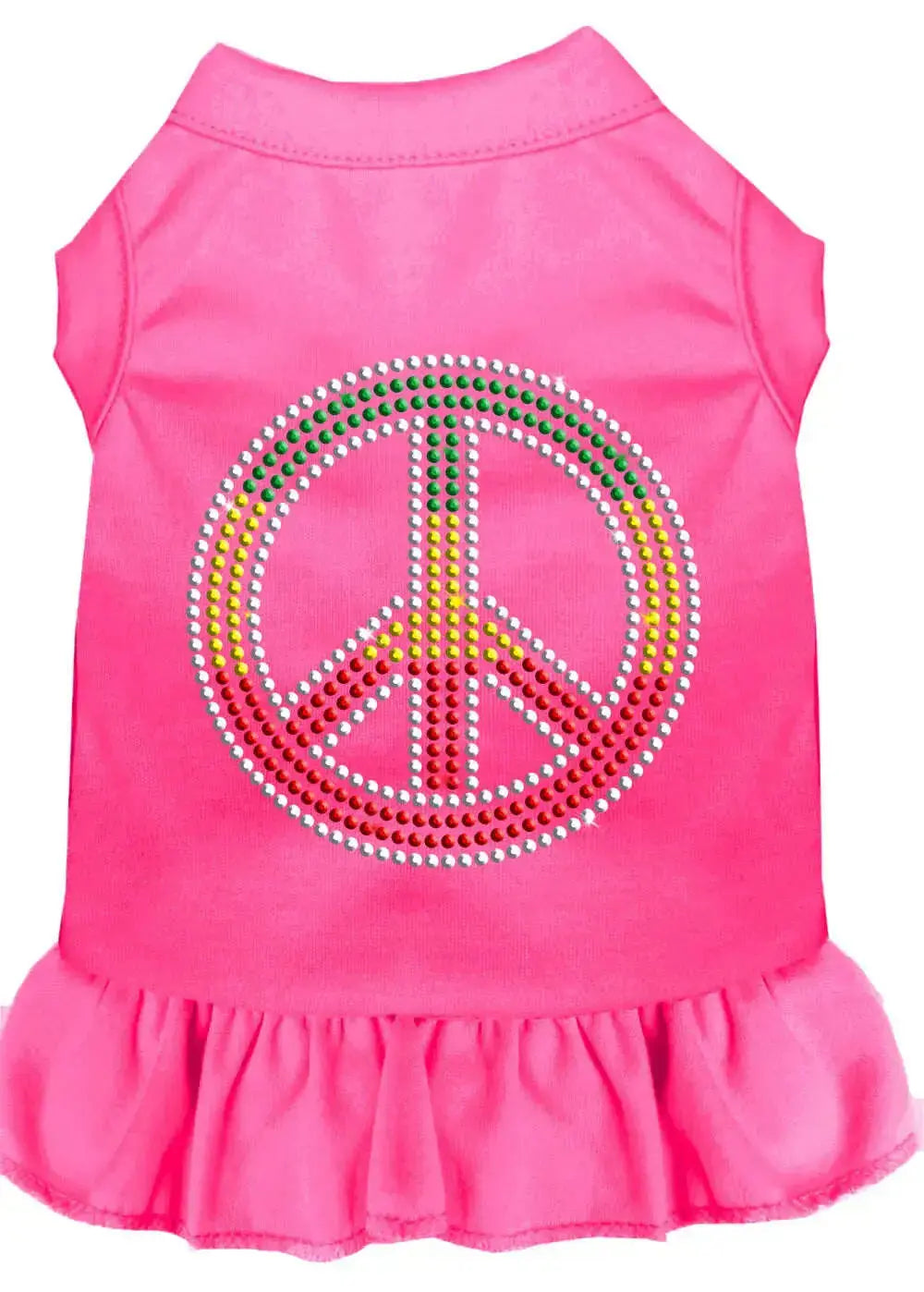 Rhinestone-Rasta-Peace-Dress-Bright-Pink-Med-GreatEagleInc-318612860