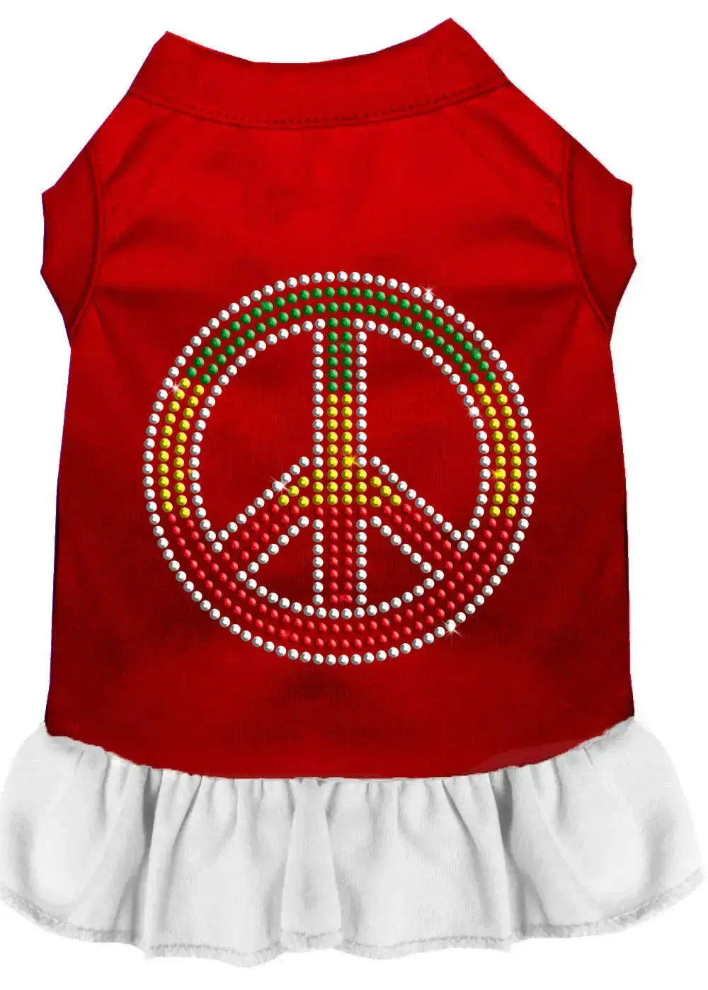 Rhinestone-Rasta-Peace-Dress-Red-With-White-Lg-GreatEagleInc-320234331