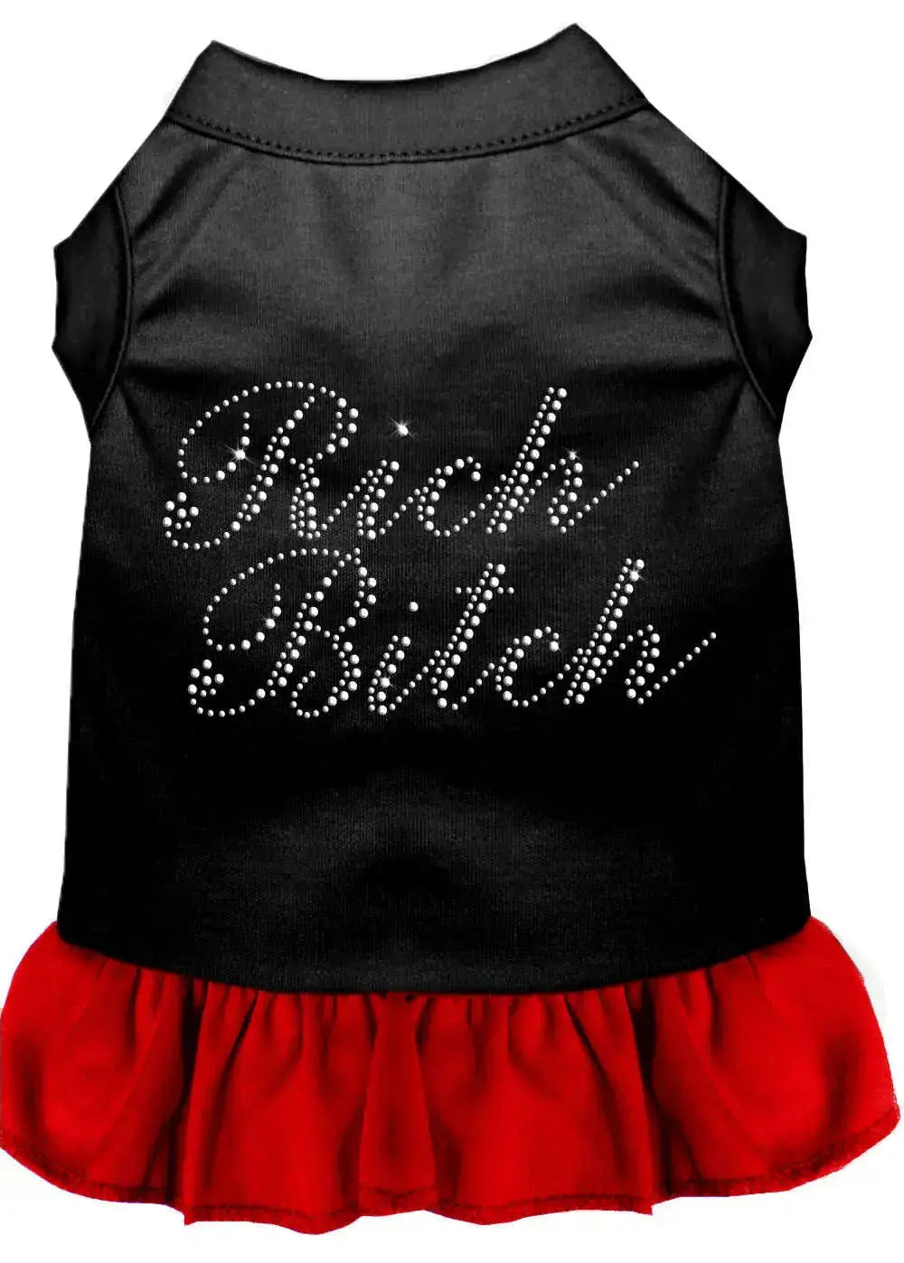 Rhinestone-Rich-Bitch-Dress-Black-With-Red-Sm-GreatEagleInc-320226327