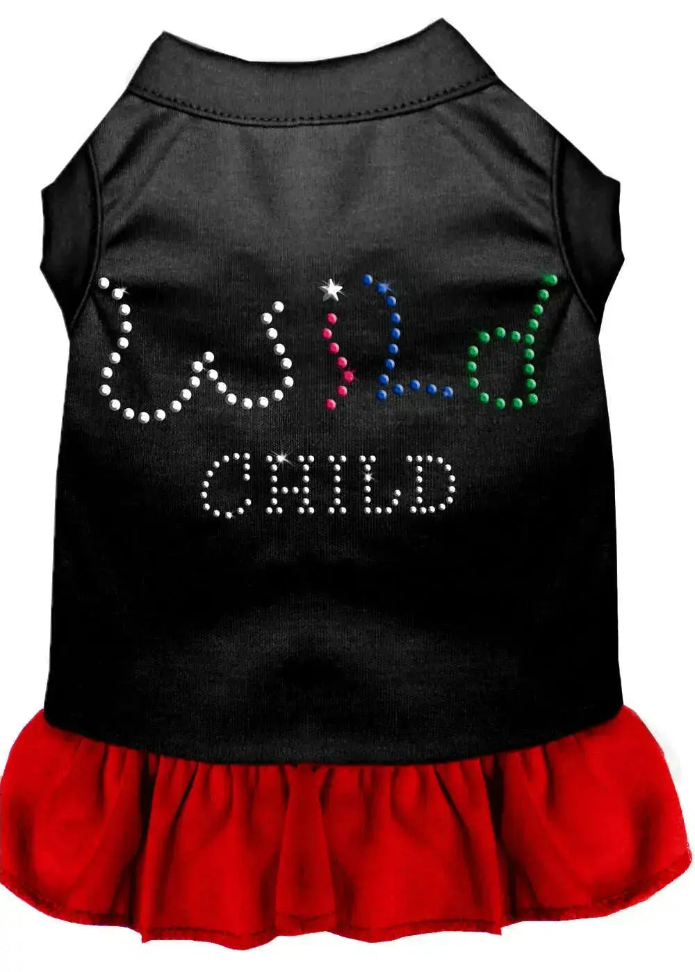 Rhinestone-Wild-Child-Dress-Black-With-Red-Xxl-GreatEagleInc-318613398