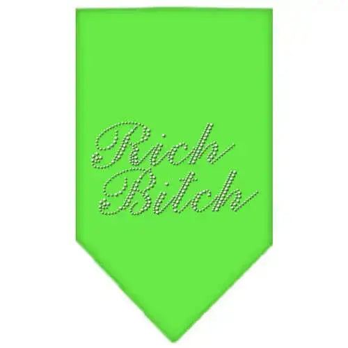 Rich-Bitch-Rhinestone-Bandana-Lime-Green-Small-GreatEagleInc-333879283