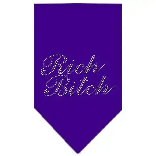 Rich-Bitch-Rhinestone-Bandana-Purple-Large-GreatEagleInc-319112253