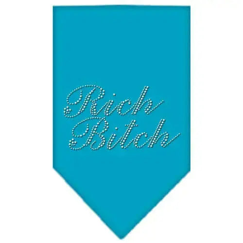 Rich-Bitch-Rhinestone-Bandana-Turquoise-Small-GreatEagleInc-333940294