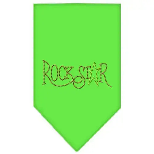 Rock-Star-Rhinestone-Bandana-Lime-Green-Small-GreatEagleInc-318594535