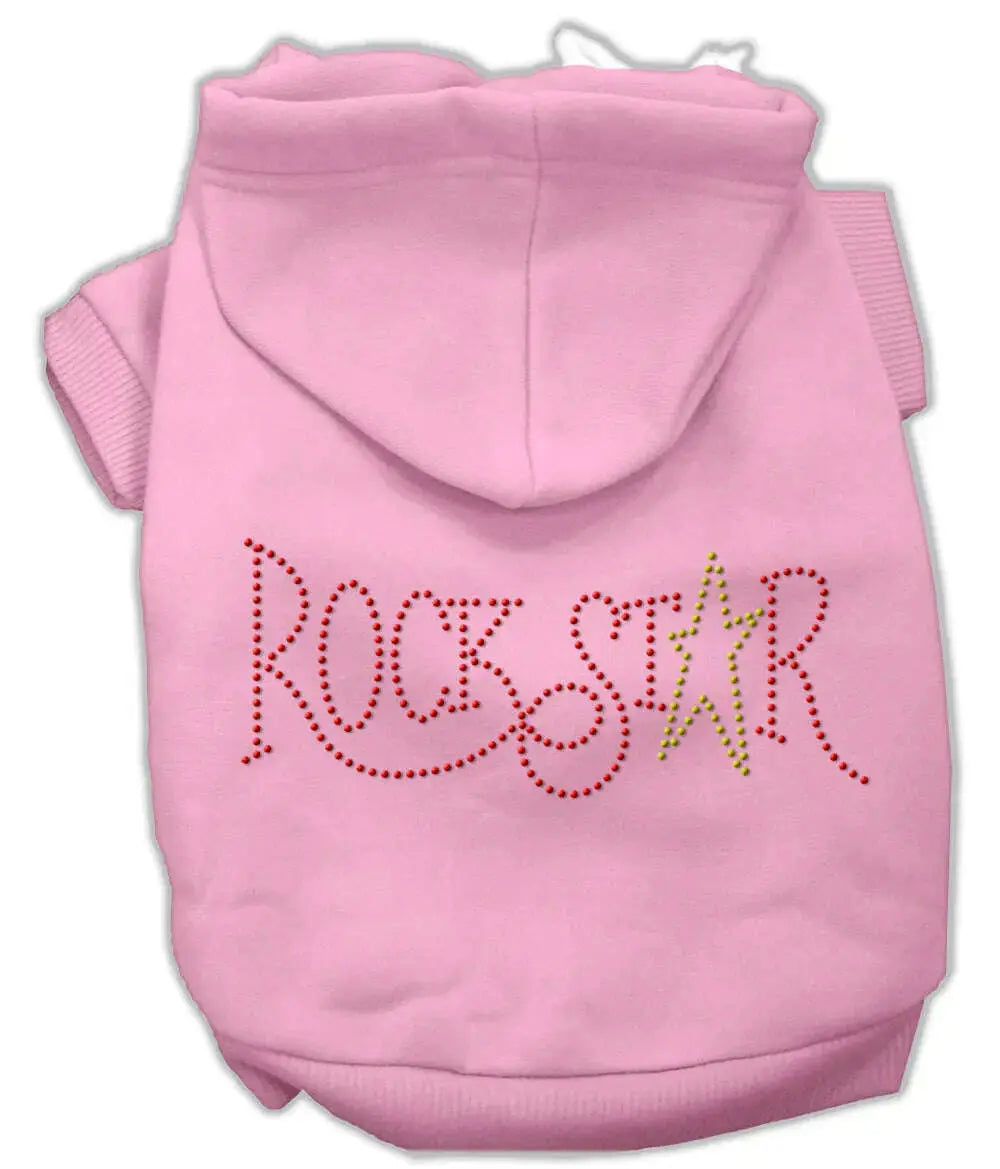 Rock-Star-Rhinestone-Hoodies-Pink-Xl-GreatEagleInc-333752728