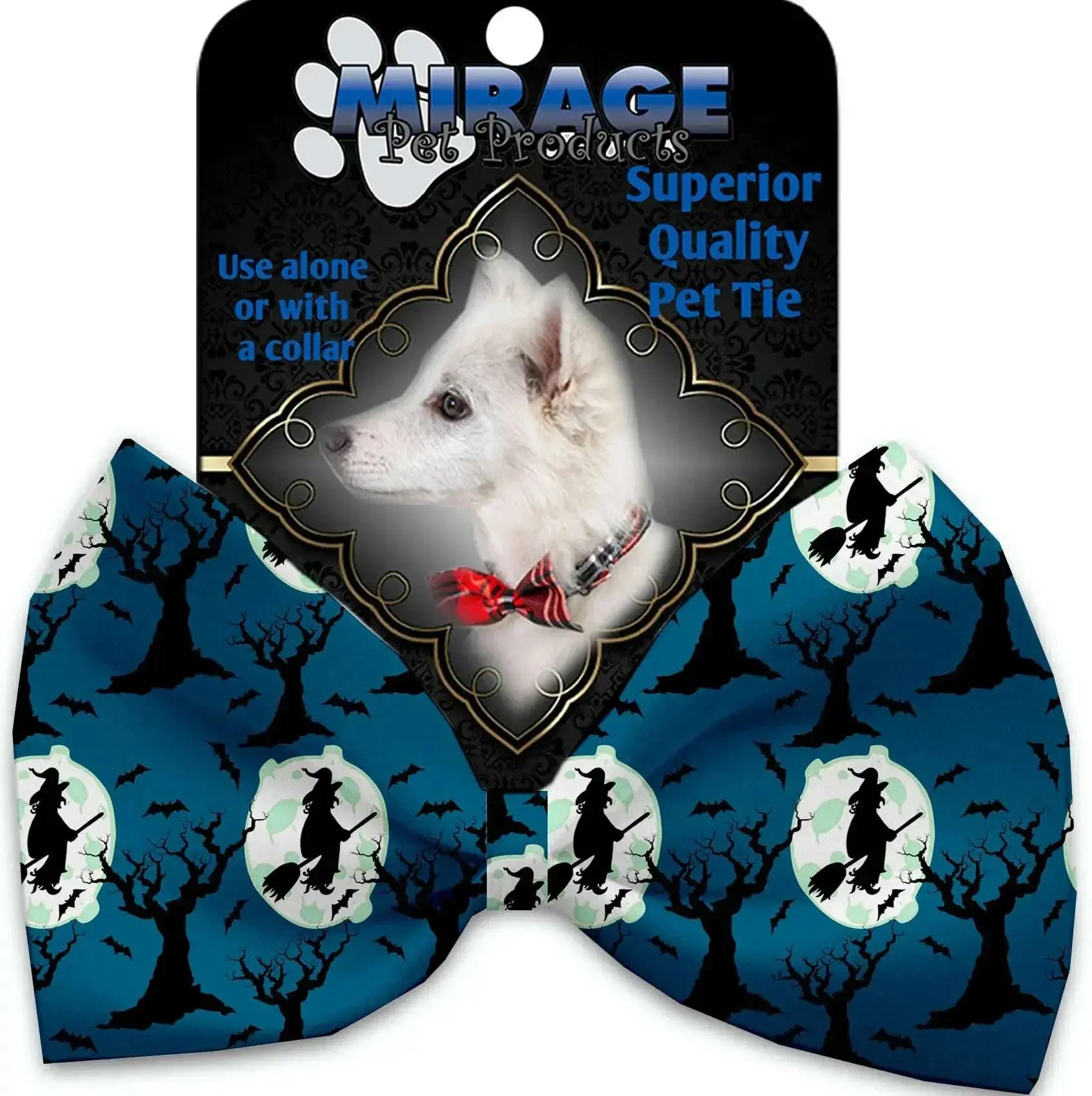 Salem-Witches-Pet-Bow-Tie-Collar-Accessory-With-Velcro-GreatEagleInc-318589622