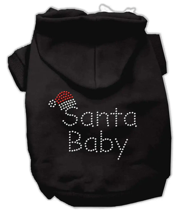 Santa-Baby-Hoodies-Black-M-GreatEagleInc-318724963