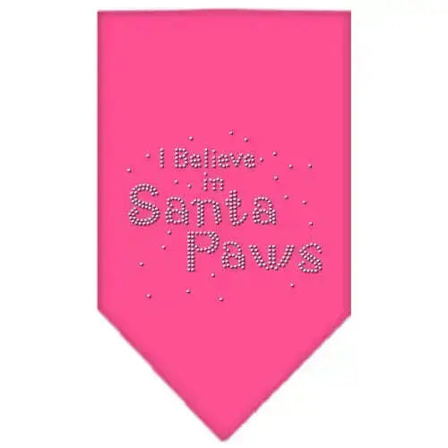 Santa-Paws-Rhinestone-Bandana-Bright-Pink-Small-GreatEagleInc-319001985