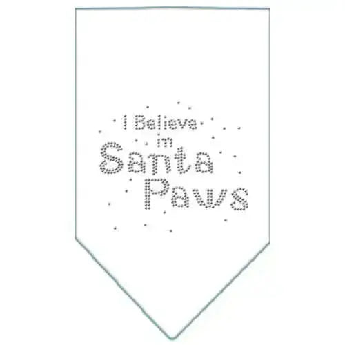 Santa-Paws-Rhinestone-Bandana-White-Large-GreatEagleInc-319320626