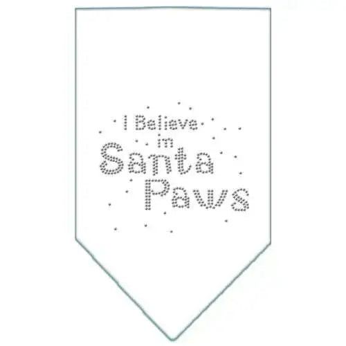 Santa-Paws-Rhinestone-Bandana-White-Large-GreatEagleInc-319320626