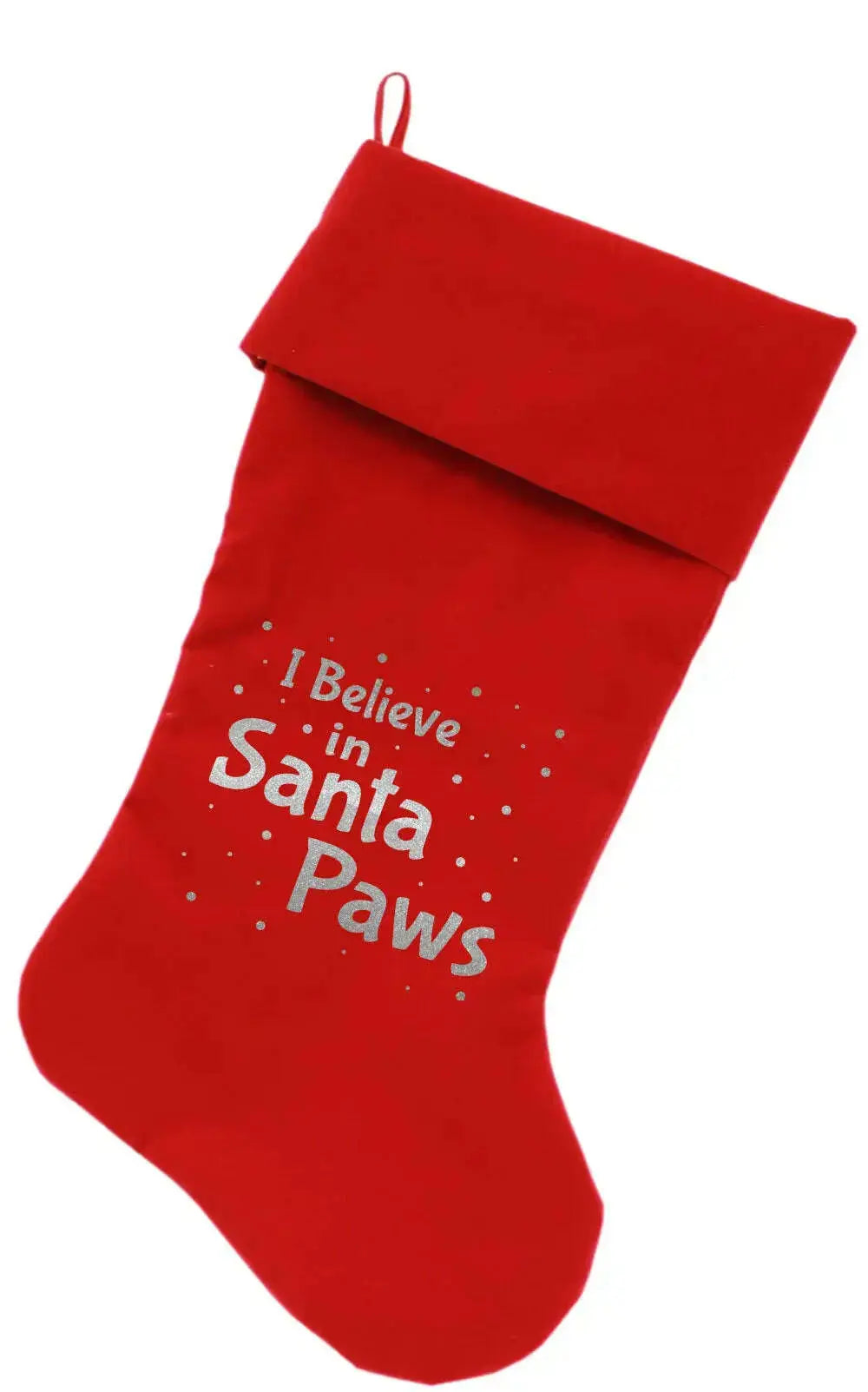 Santa-Paws-Screen-Print-18-Inch-Velvet-Christmas-Stocking-Red-GreatEagleInc-333734522