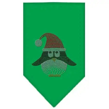 Santa-Penguin-Rhinestone-Bandana-Emerald-Green-Large-GreatEagleInc-333683253