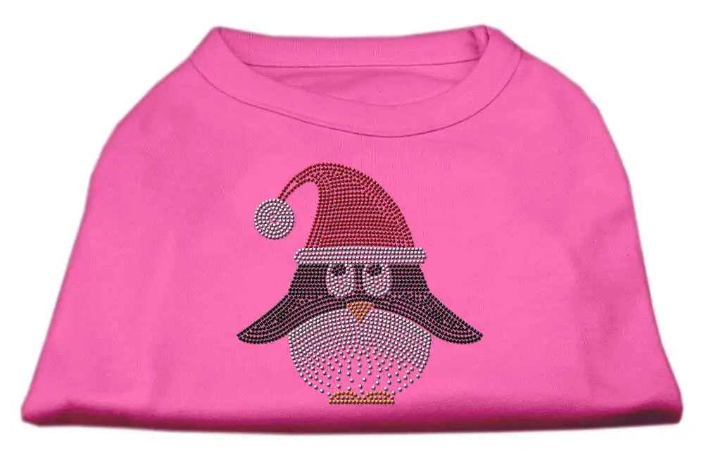 Santa-Penguin-Rhinestone-Dog-Shirt-Bright-Pink-Xxl-GreatEagleInc-333760955