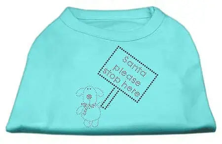Santa-Stop-Here-Shirts-Aqua-Xl-GreatEagleInc-319935570