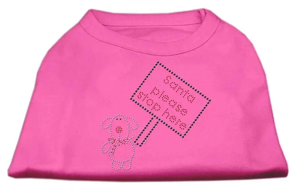 Santa-Stop-Here-Shirts-Bright-Pink-Sm-GreatEagleInc-318678177