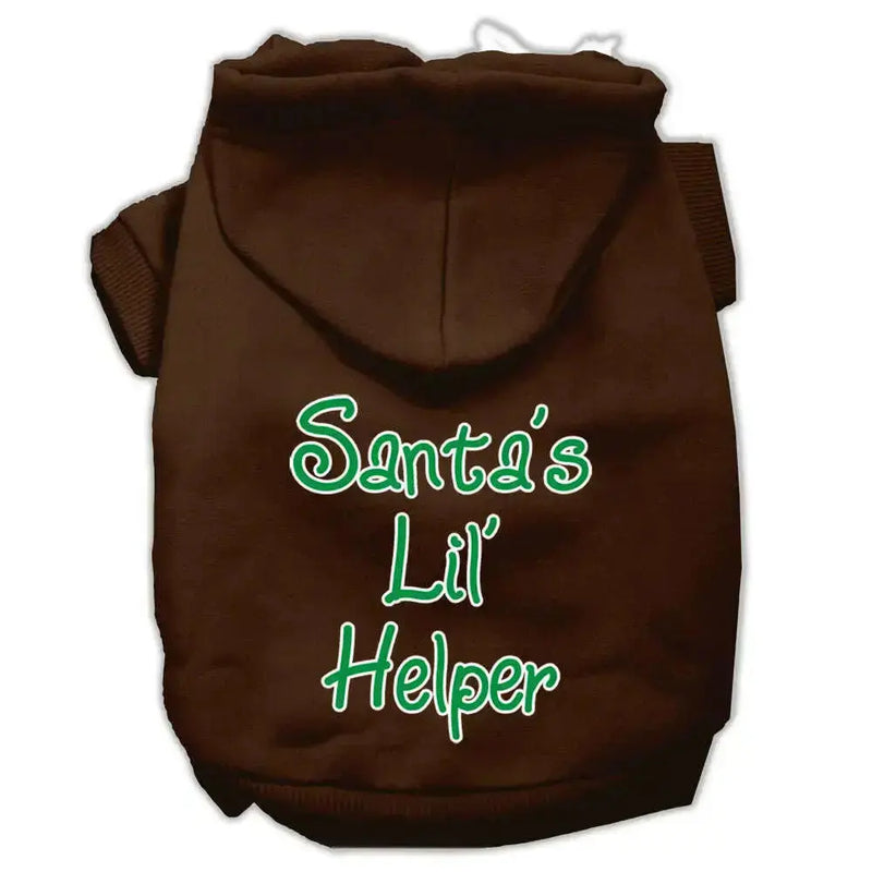 Santa_s-Lil_-Helper-Screen-Print-Pet-Hoodies-Brown-Size-Sm-GreatEagleInc-318628342