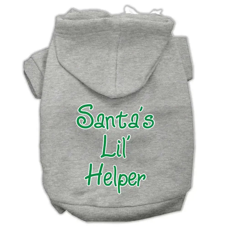 Santa_s-Lil_-Helper-Screen-Print-Pet-Hoodies-Grey-Size-Xxxl-GreatEagleInc-333966519