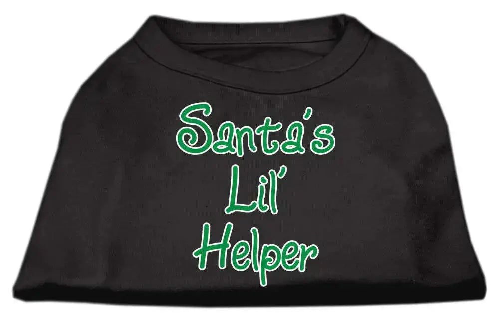 Santa_s-Lil_-Helper-Screen-Print-Shirt-Black-Xl-GreatEagleInc-318859219