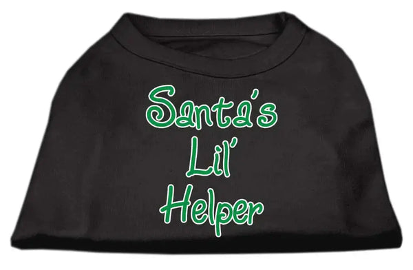 Santa_s-Lil_-Helper-Screen-Print-Shirt-Black-Xs-GreatEagleInc-333704045