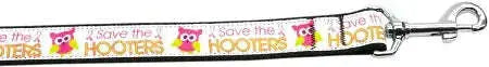 Save-The-Hooters-Nylon-Dog-Leash-3-8-Inch-Wide-6ft-Long-GreatEagleInc-320032750