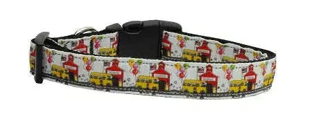 School-Days-Nylon-Dog-Collar-Medium-Narrow-GreatEagleInc-318478686