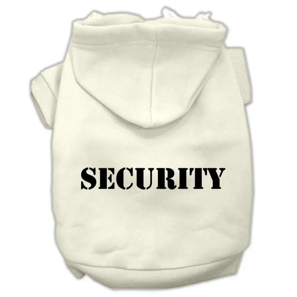 Security-Screen-Print-Pet-Hoodies-Cream-Size-W-Black-Size-Text-Xs-GreatEagleInc-319963630