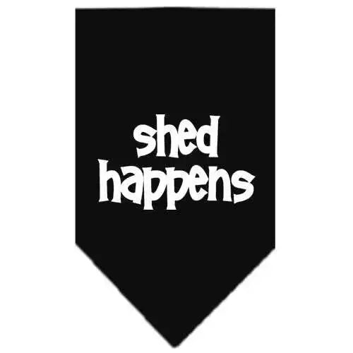 Shed-Happens-Screen-Print-Bandana-Black-Large-GreatEagleInc-318554935