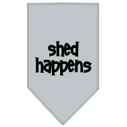 Shed-Happens-Screen-Print-Bandana-Grey-Small-GreatEagleInc-318951379
